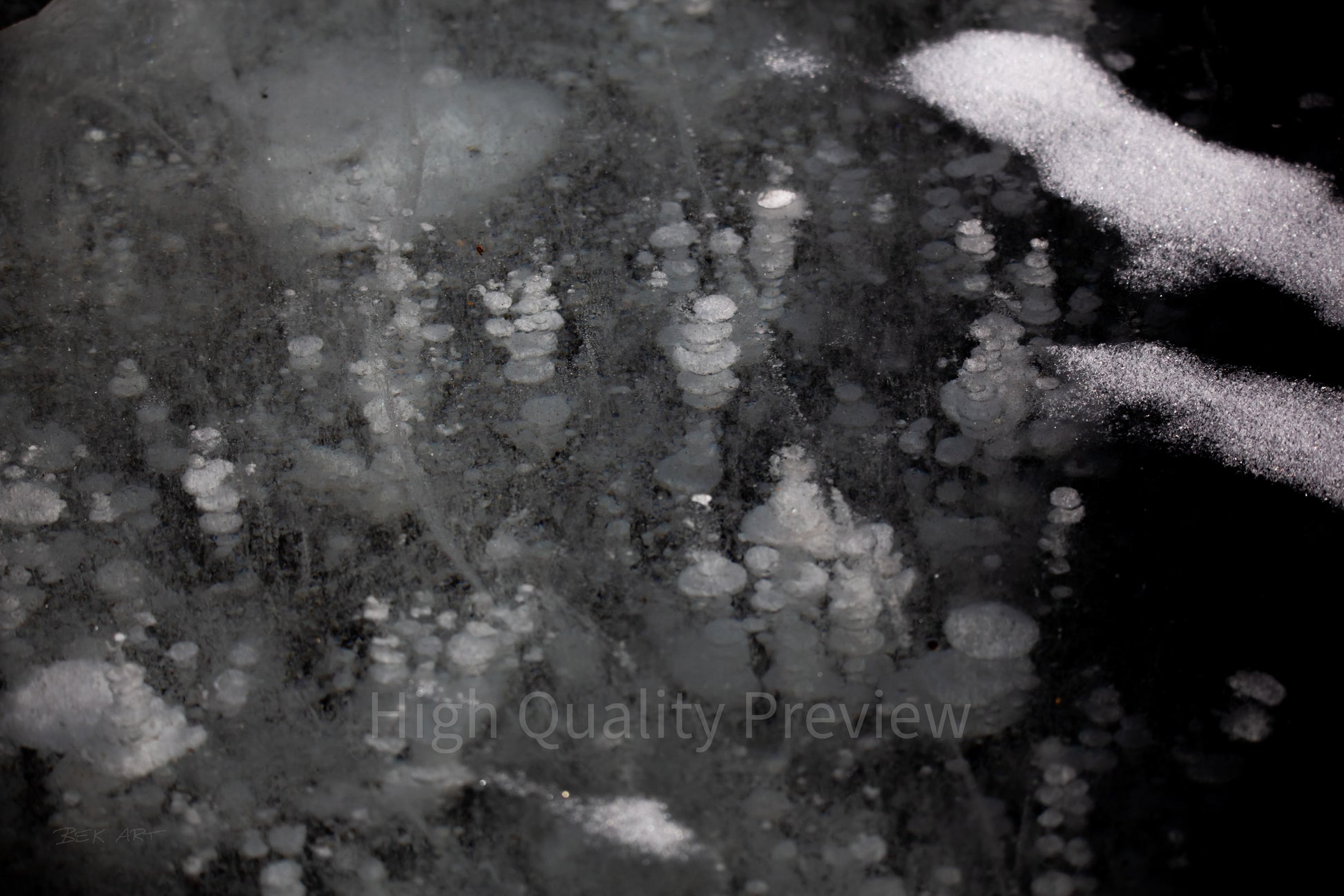 Ice Bubbles - Print Only