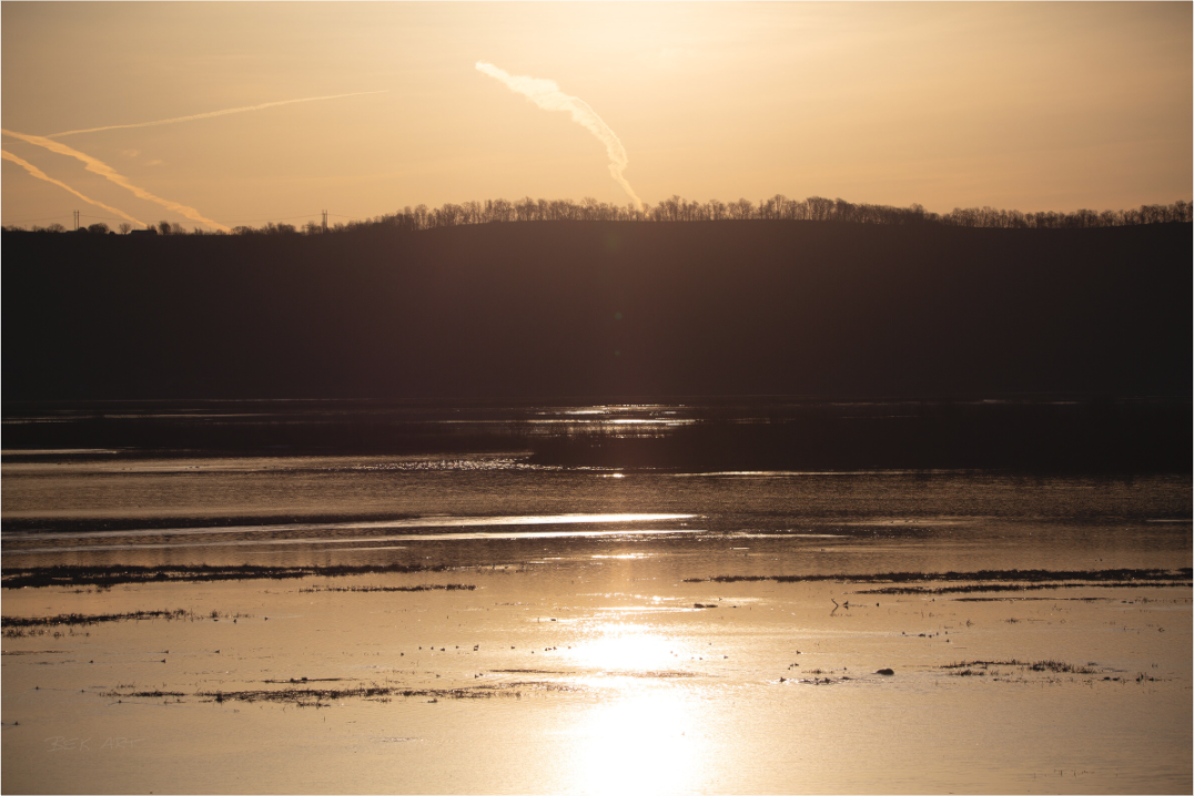Sunrise on the River - Print Only