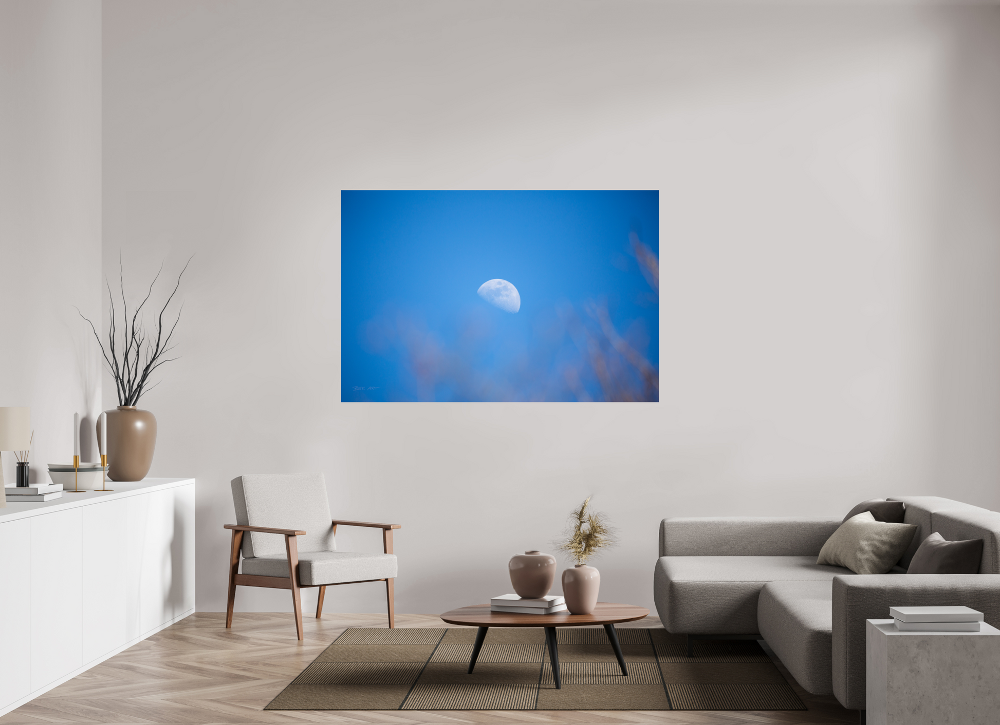 Day Moon - Print Only