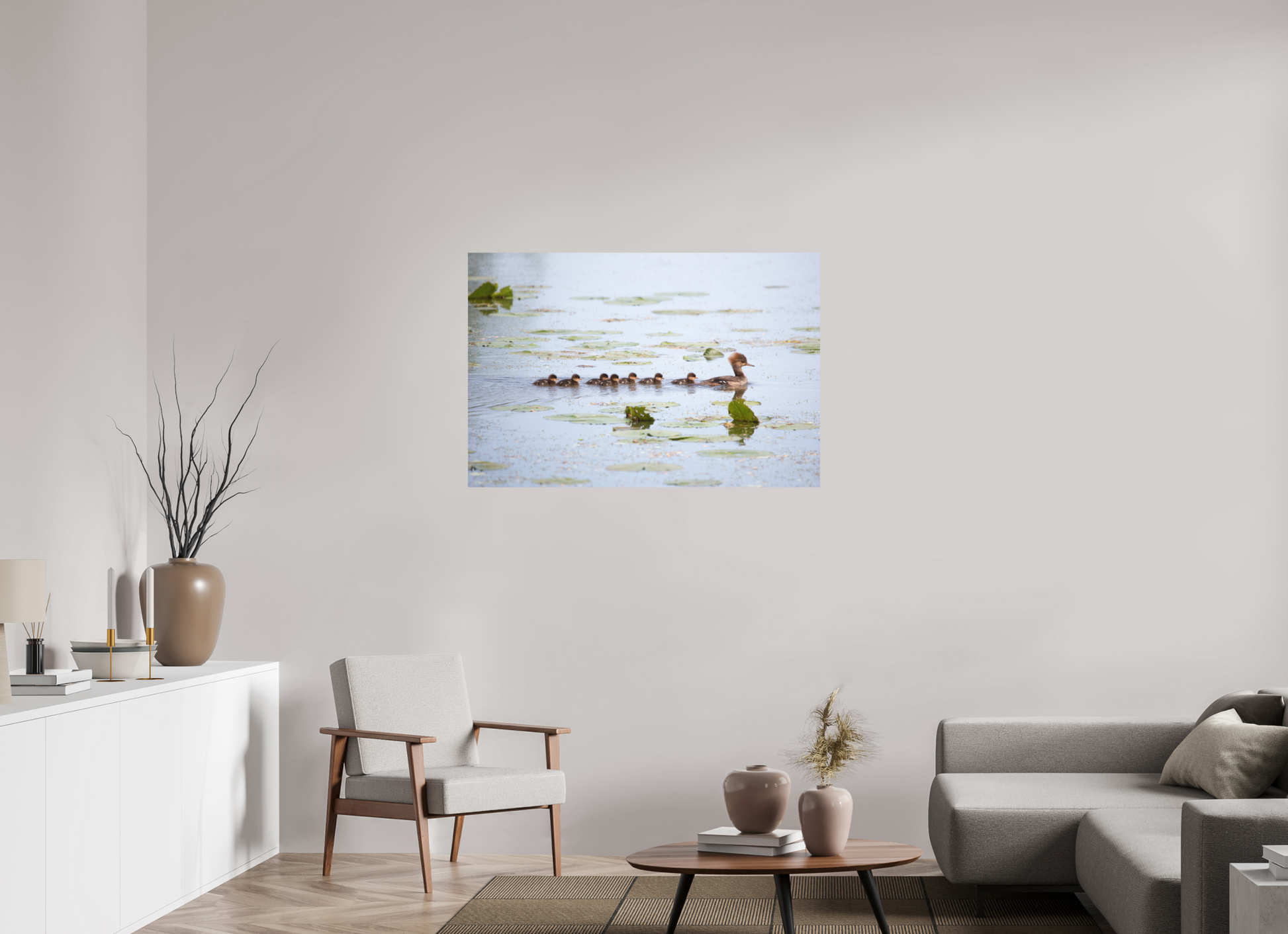 Hooded Merganser Momma - Print Only