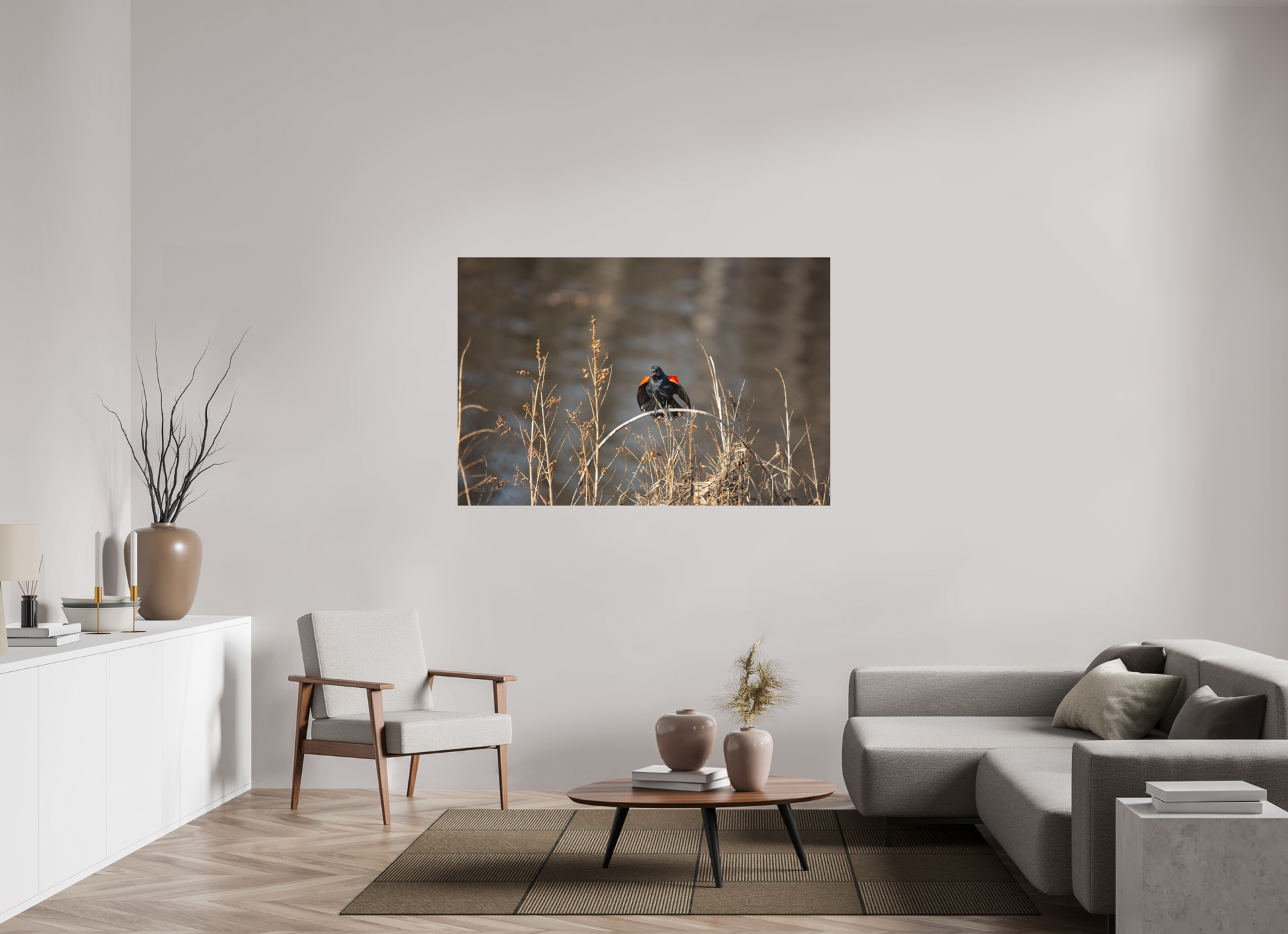 Red-Winged Blackbird - Print Only