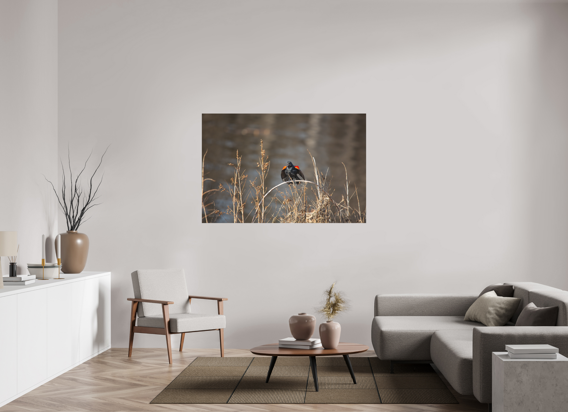 Red-Winged Blackbird - Print Only