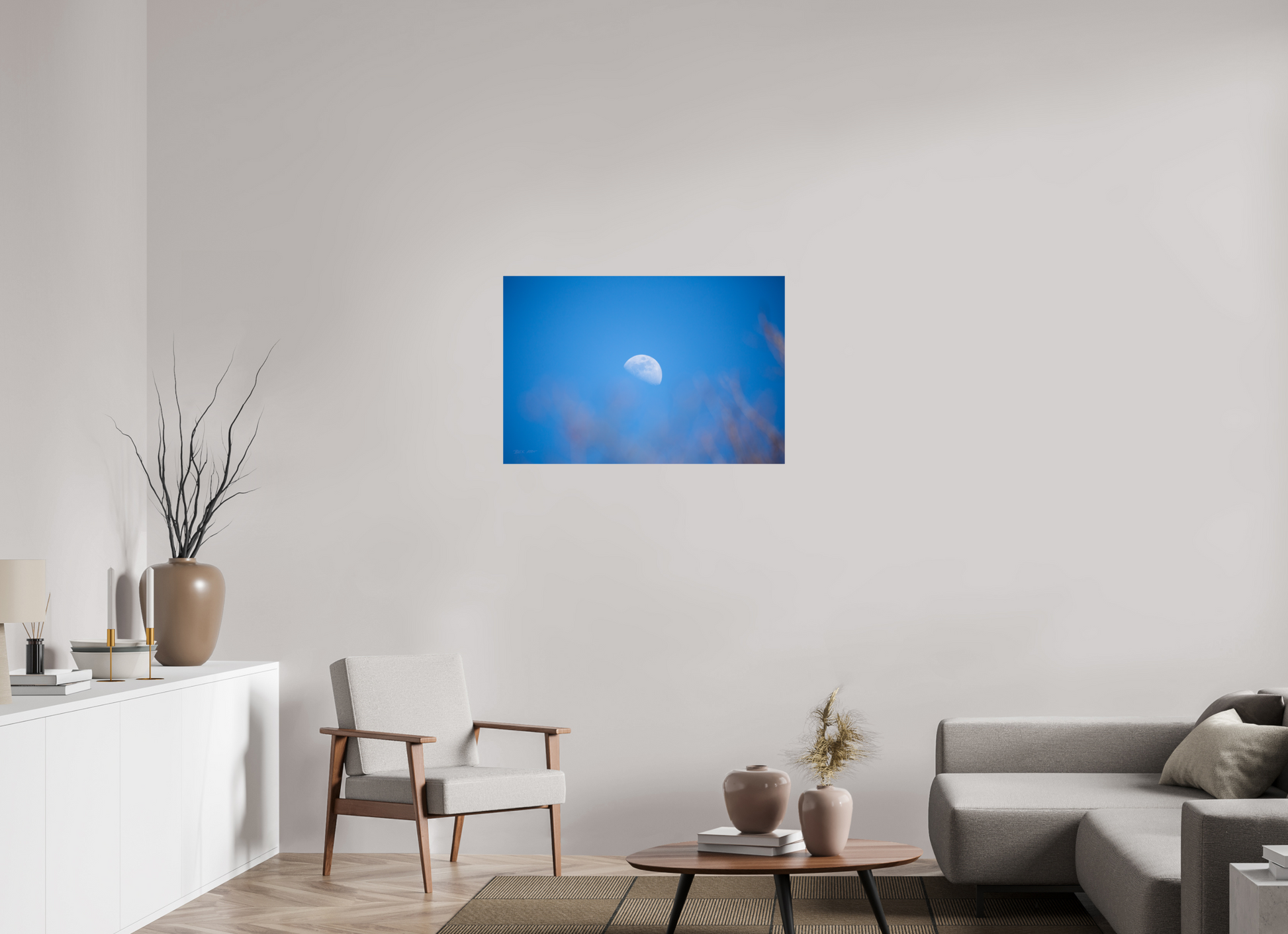 Day Moon - Print Only