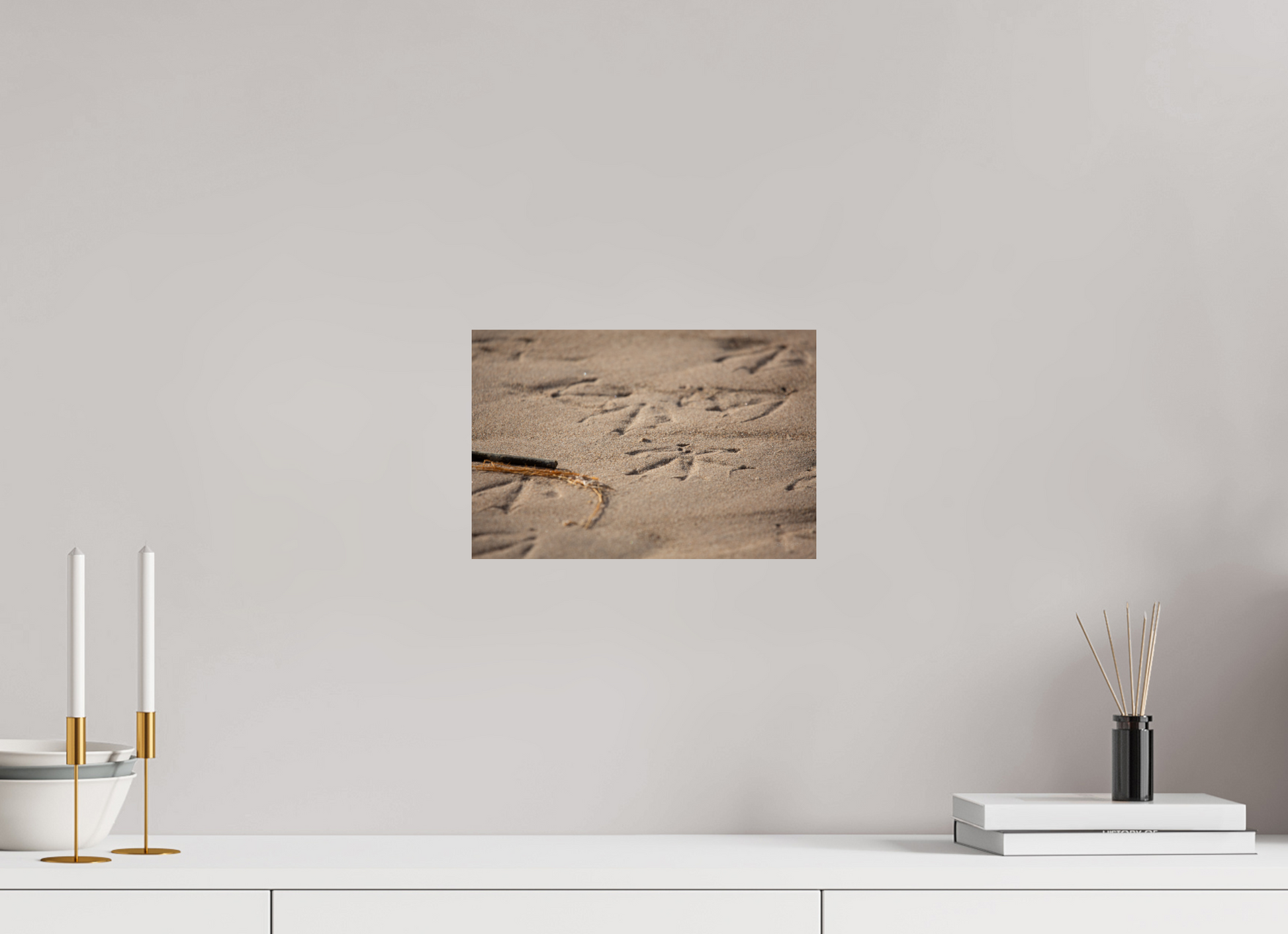 Bird Prints in Sand - Print Only