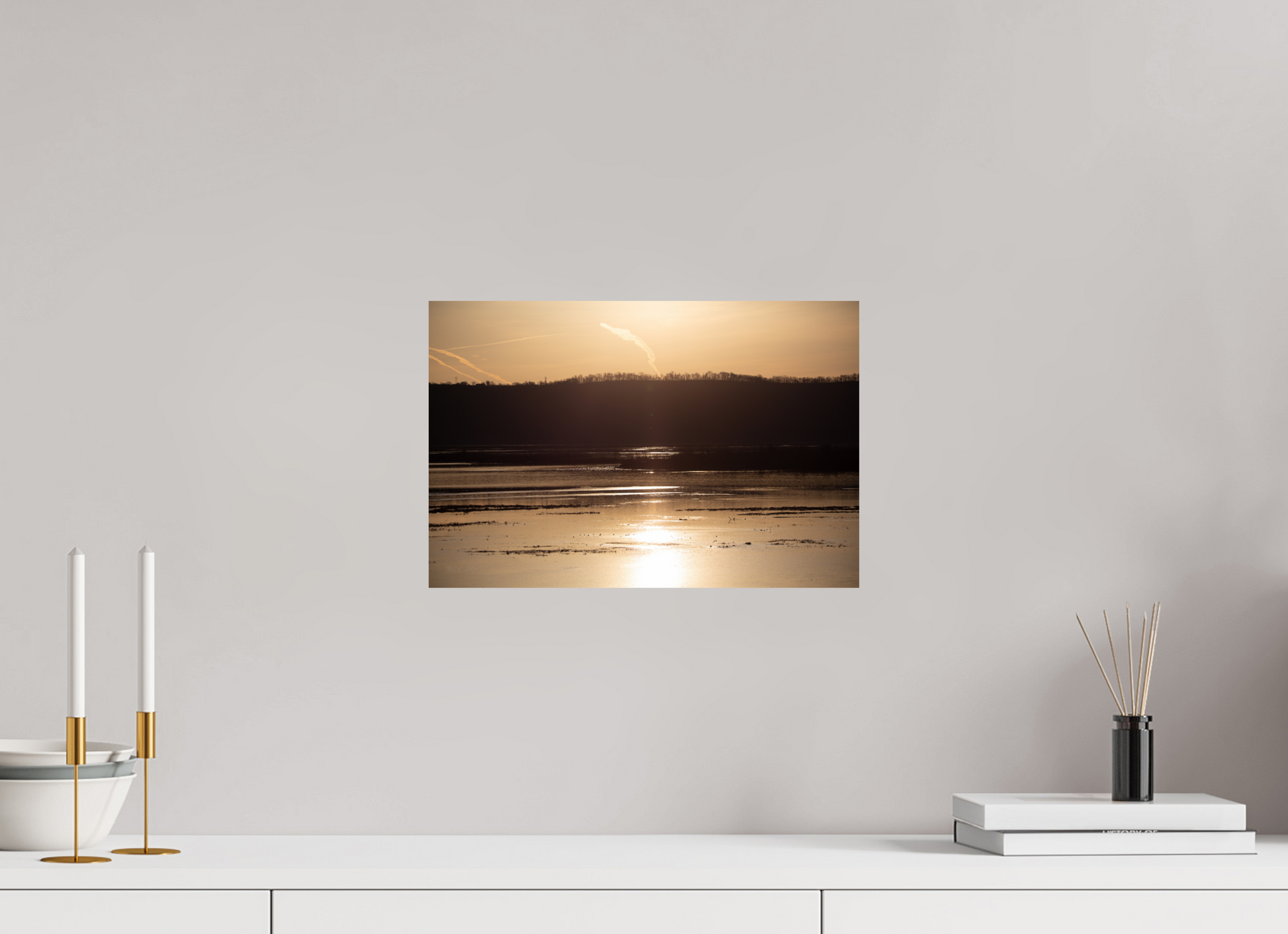 Sunrise on the River - Print Only