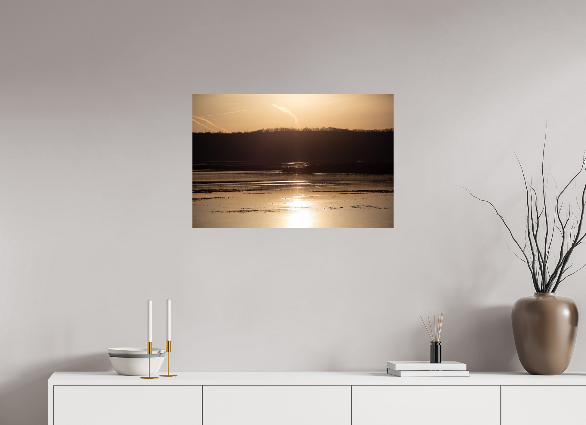 Sunrise on the River - Print Only