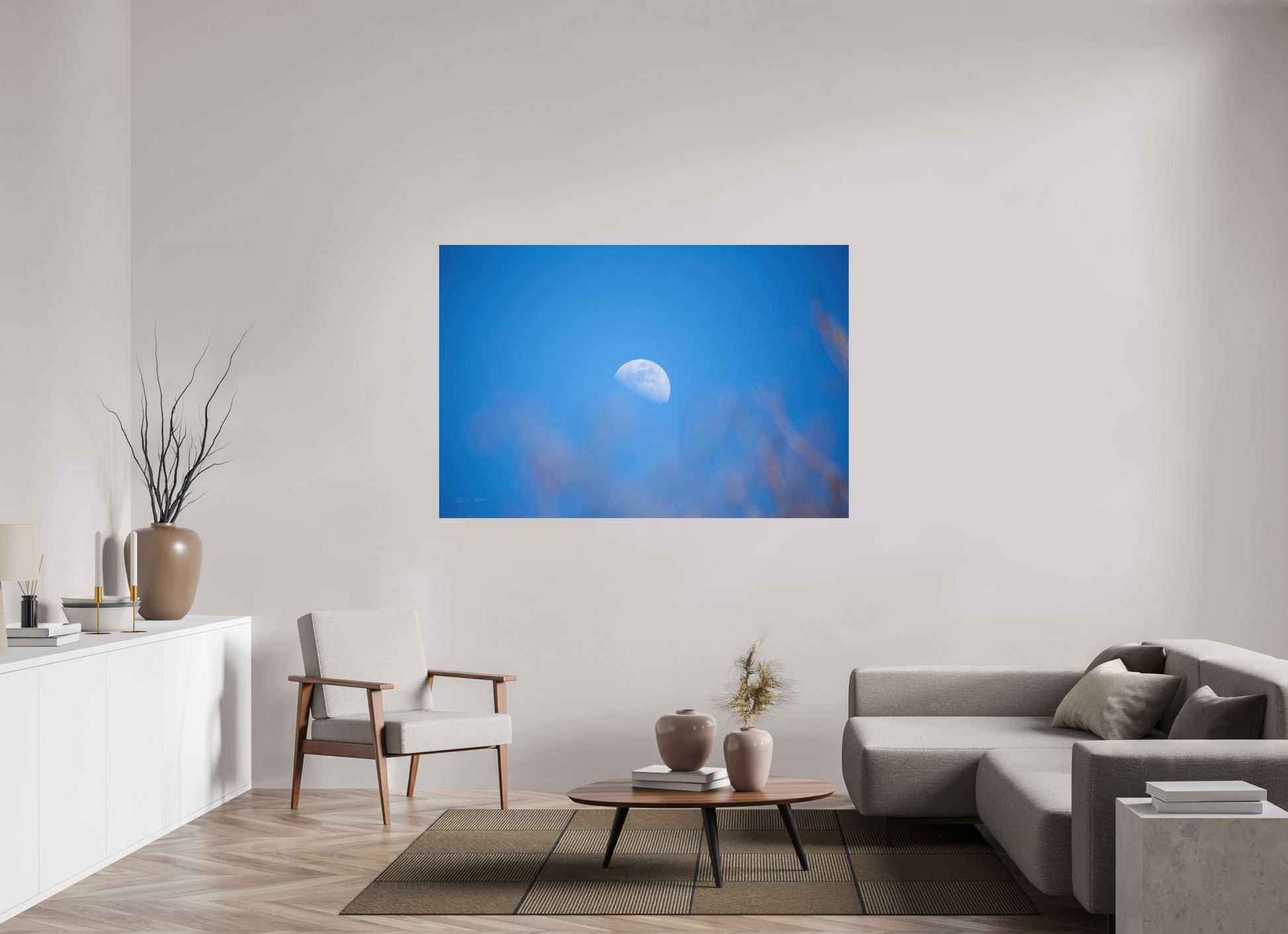 Day Moon - Print Only