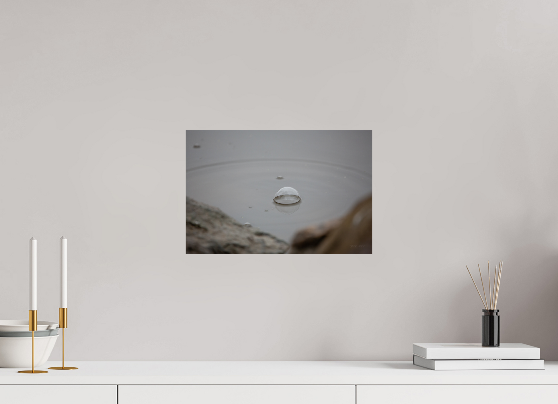 Water Drop Bubble - Print Only