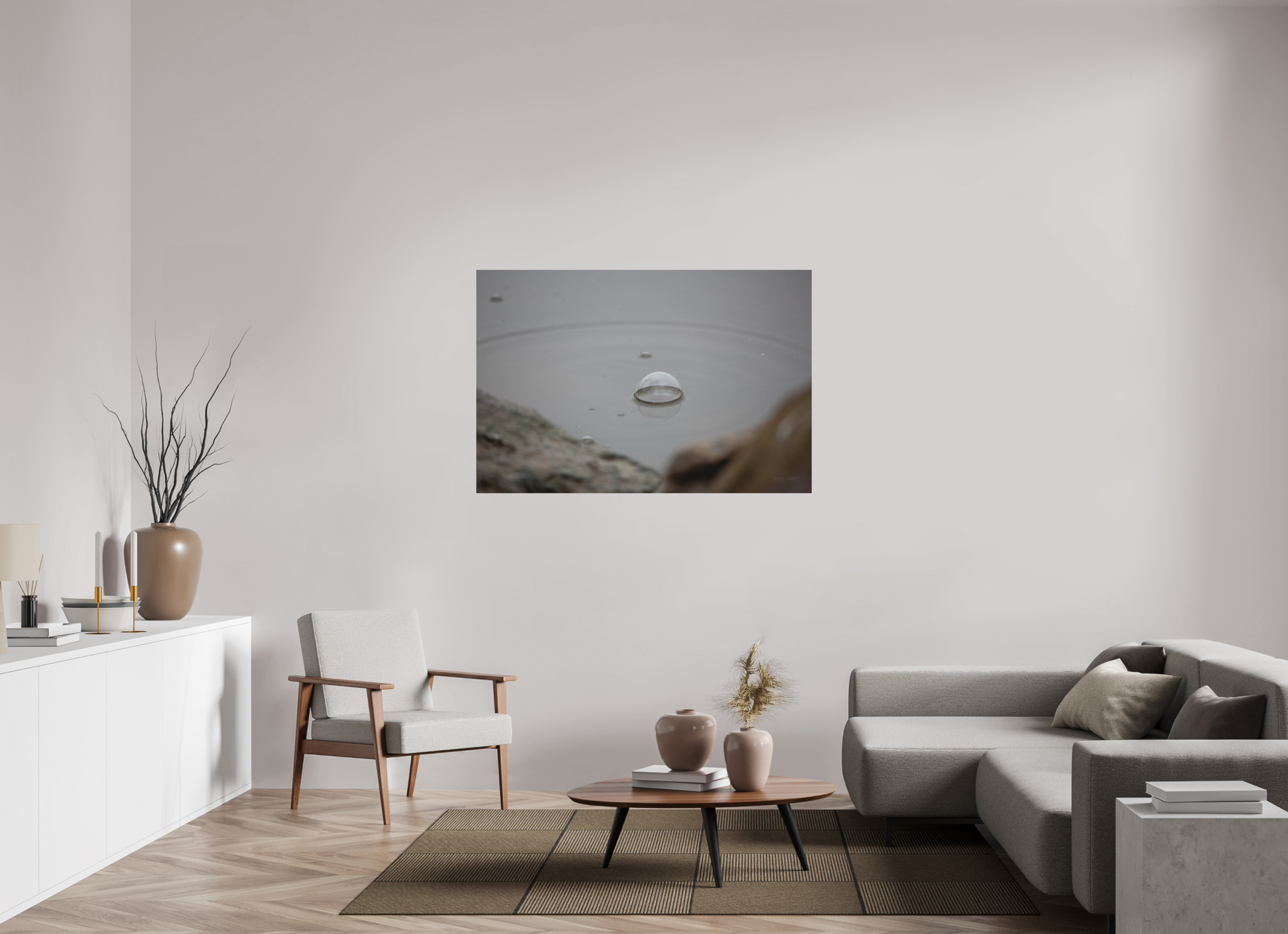Water Drop Bubble - Print Only