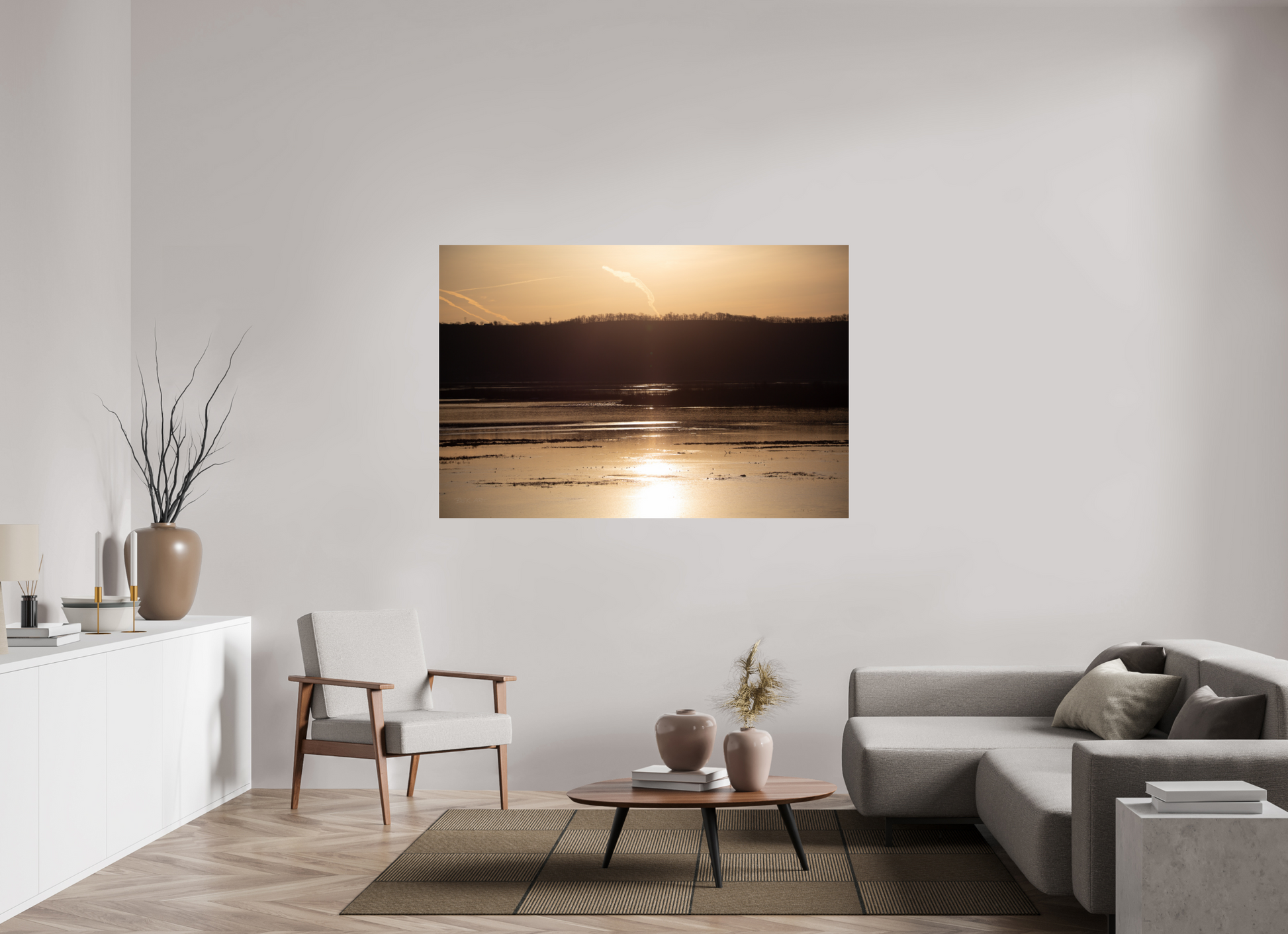 Sunrise on the River - Print Only