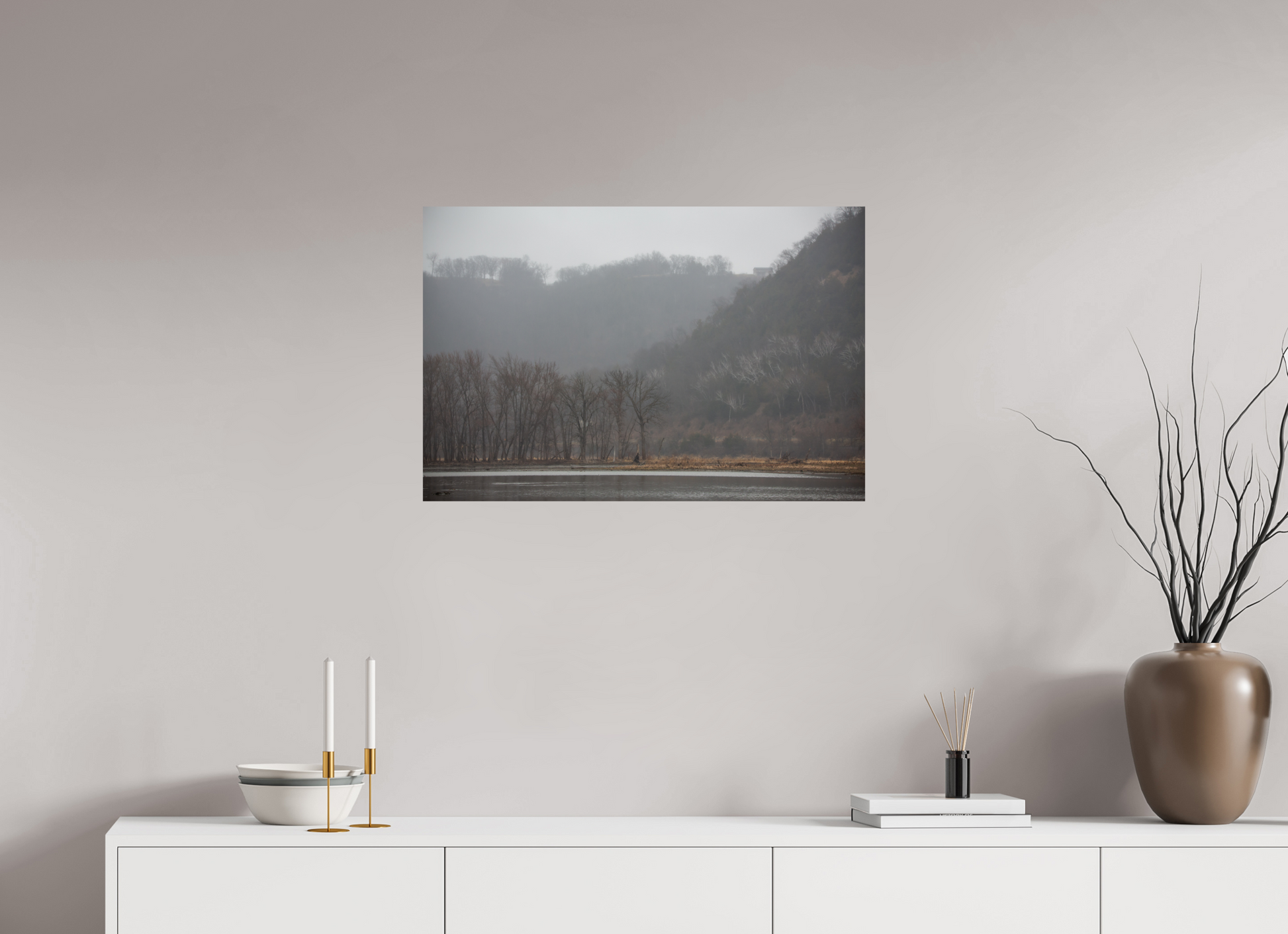Bluff Water Landscape - Print Only