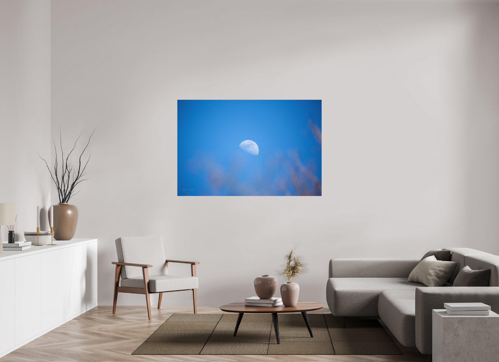 Day Moon - Print Only