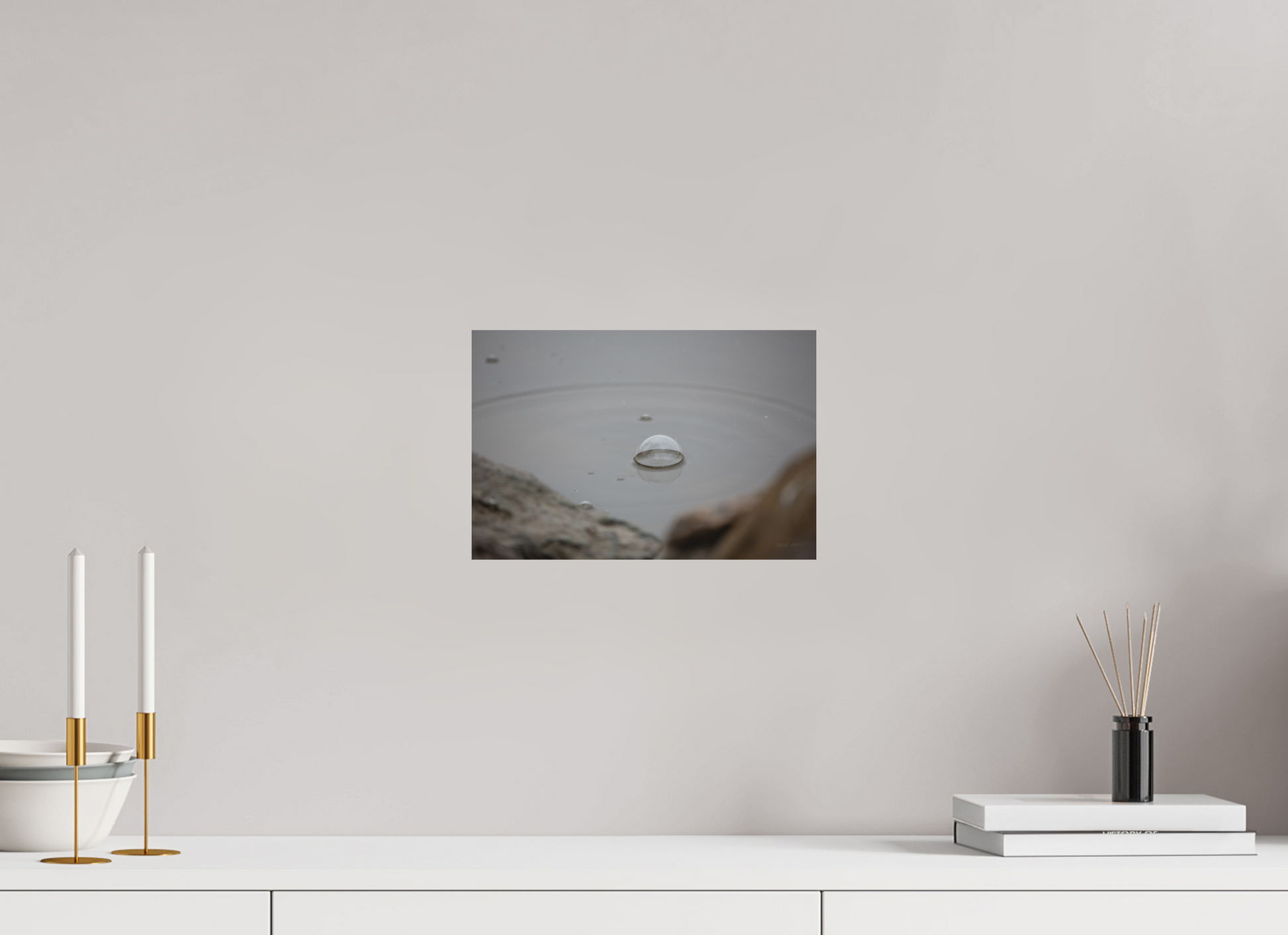 Water Drop Bubble - Print Only