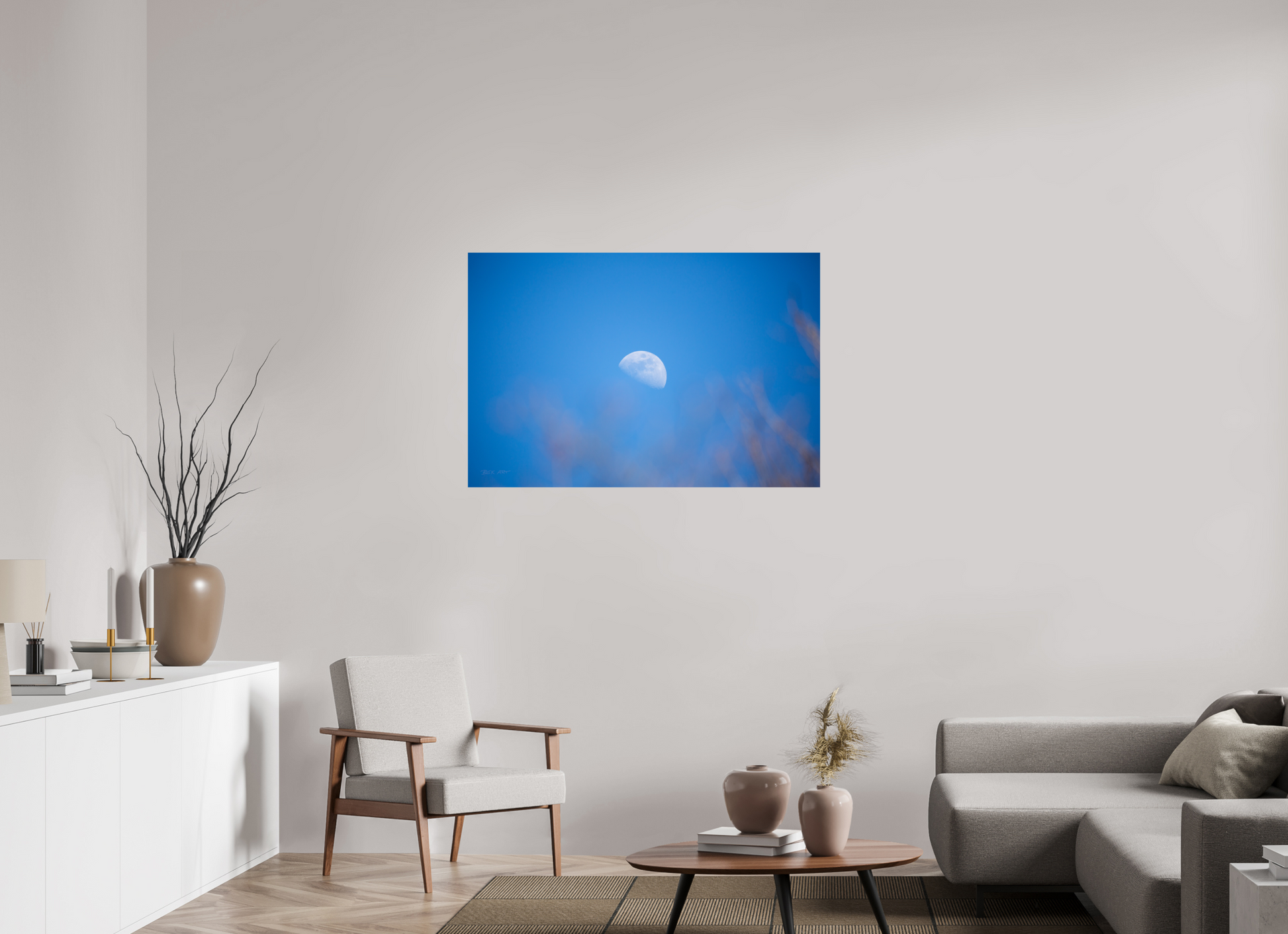 Day Moon - Print Only