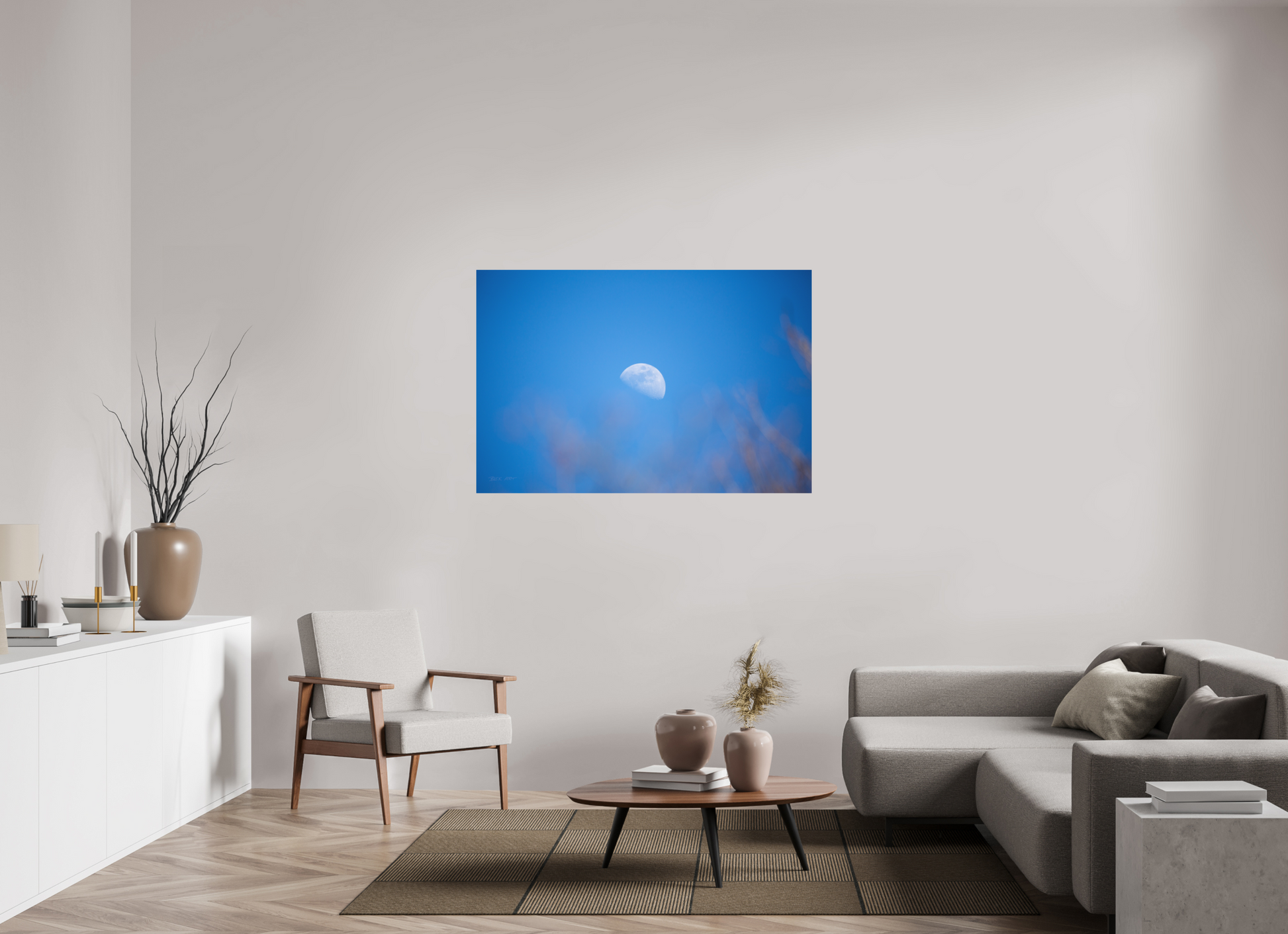 Day Moon - Print Only