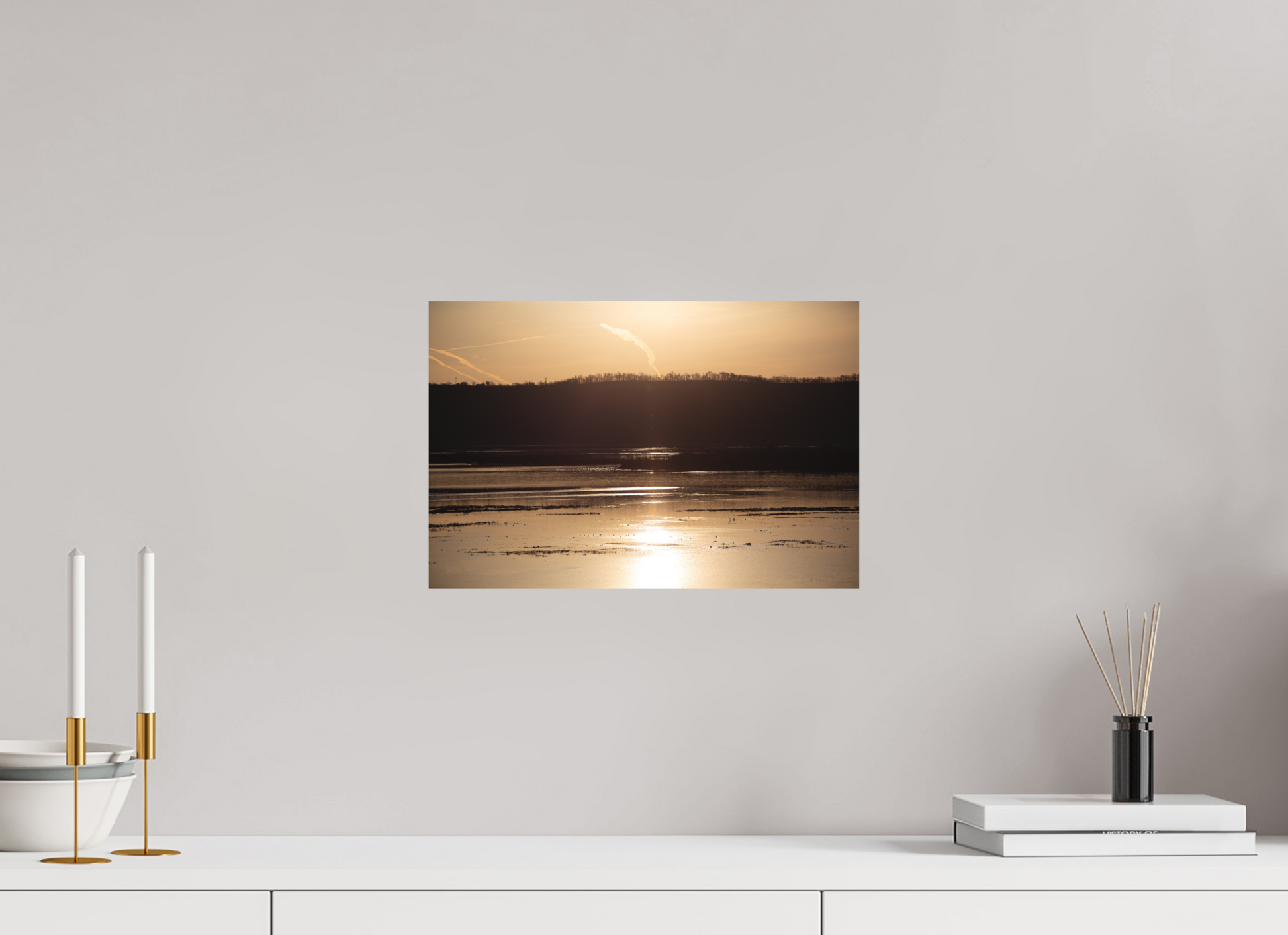 Sunrise on the River - Print Only